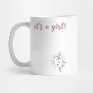 Baby girl footprints Mug